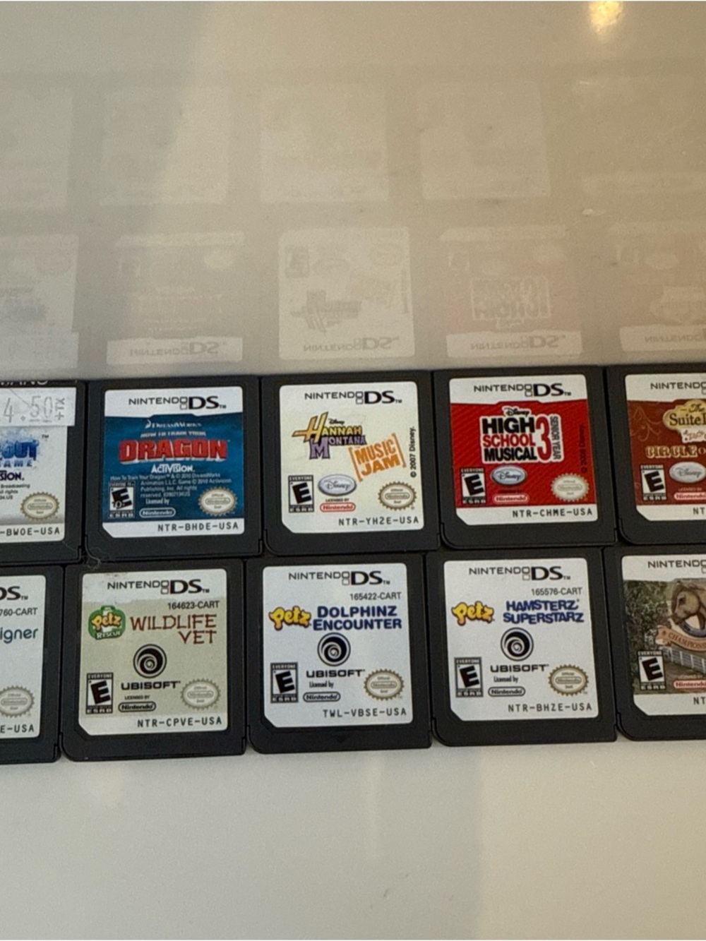 Nintendo DS Games Petz bundle of 10 games. Two cases